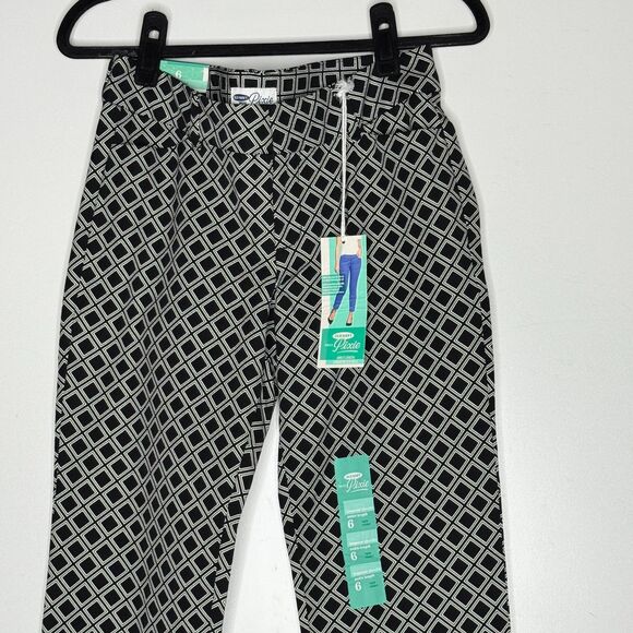 New Old Navy The Pixie Mid-Rise Geometric Ankle Pants Women's Size 6 - Picture 6 of 11